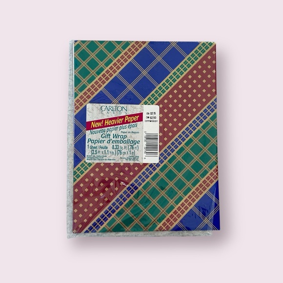 VTG Lot of 8 Hallmark Carlton Wrapping Tissue Paper All Occasions Colors Pattern - Picture 2 of 8